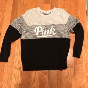 Pink beach towel sweatshirt